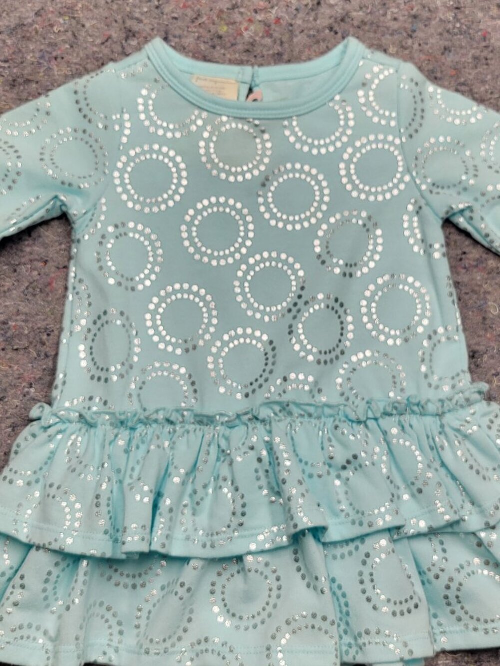 Infant dress, First Impressions, size 12 months, blue,  new